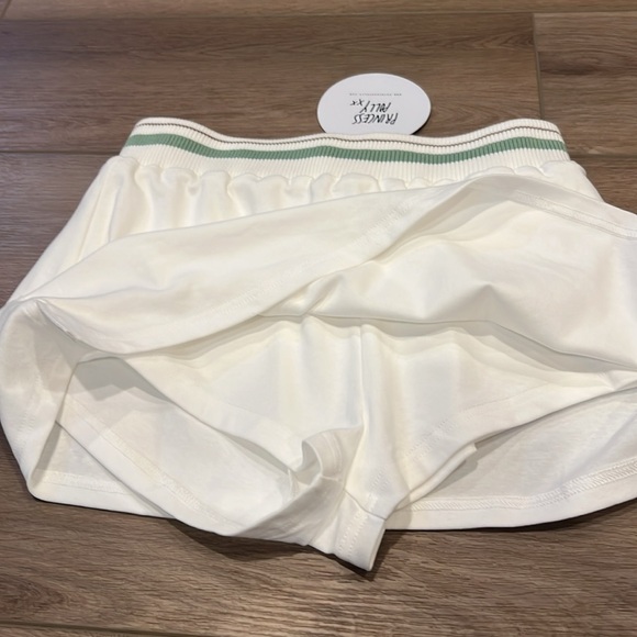NWT Princess Polly White Emberia Skort with Green Accent US Size 6 - Picture 6 of 13